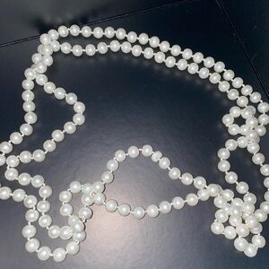 Long Pearl Necklace